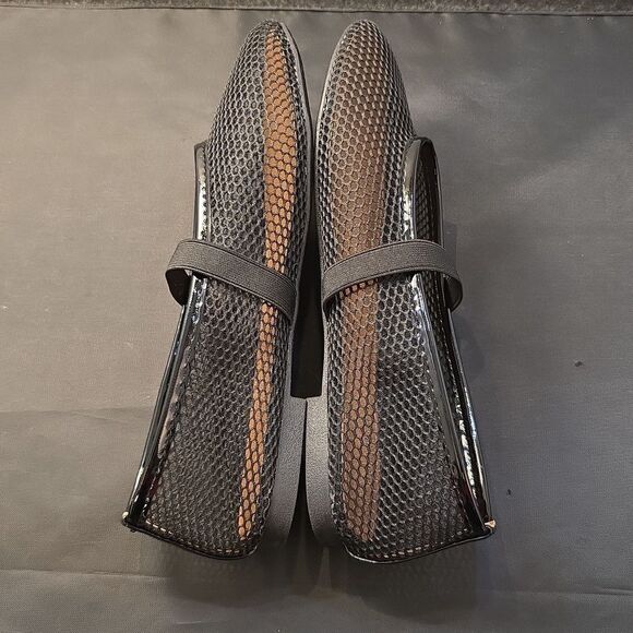 BRAND NEW MADDEN GIRL WOMENS BARELY MESH with ELASTIC STRAP FLATS - Picture 11 of 16